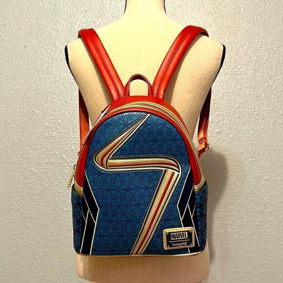 NEW Disney Ms. Marvel loungerfly mini backpack main image 7